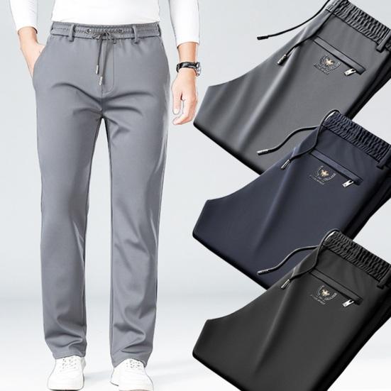 Combo of 2 Men's Sports Regular Fit Lycra Cool Track Pant with Two Side Pockets ( Black + Grey )